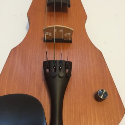 Violin.  Hand made electric with frets. image 2