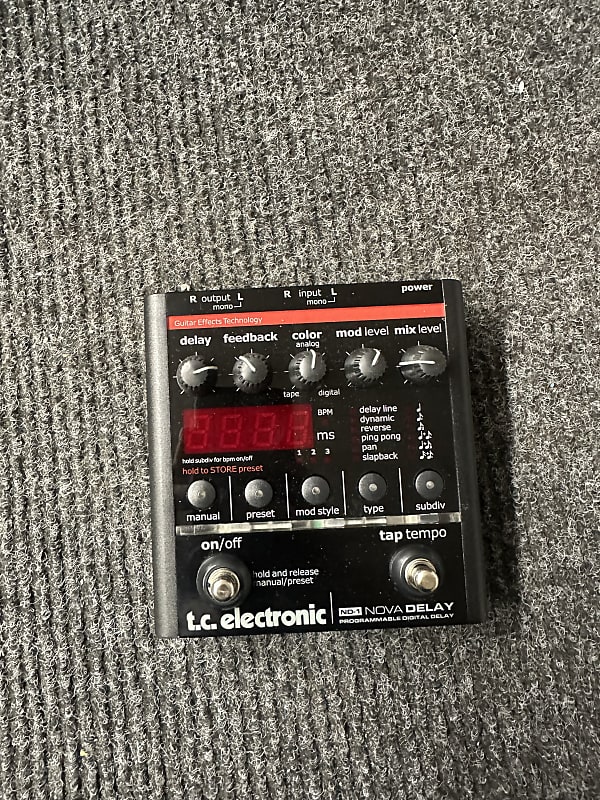 TC Electronic ND-1 Nova Delay 2004 - Present - Black | Reverb