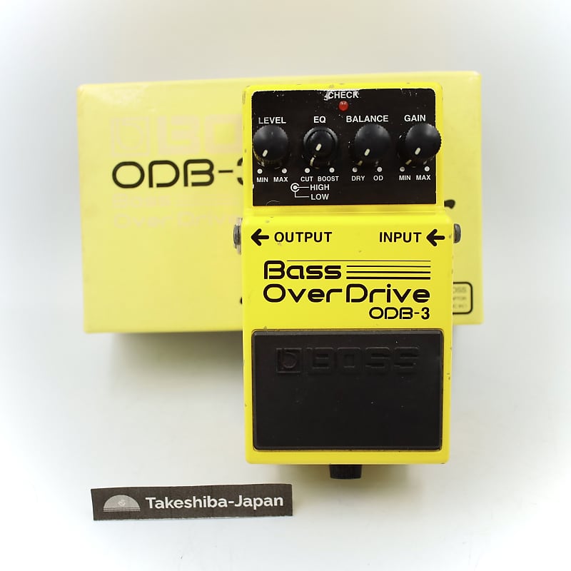 Boss ODB-3 Bass Over Drive With Original Box Guitar Effect Pedal JT98944