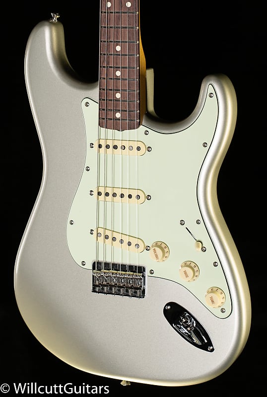 Fender Robert Cray Stratocaster Rosewood Fingerboard Inca Silver (127) image 1