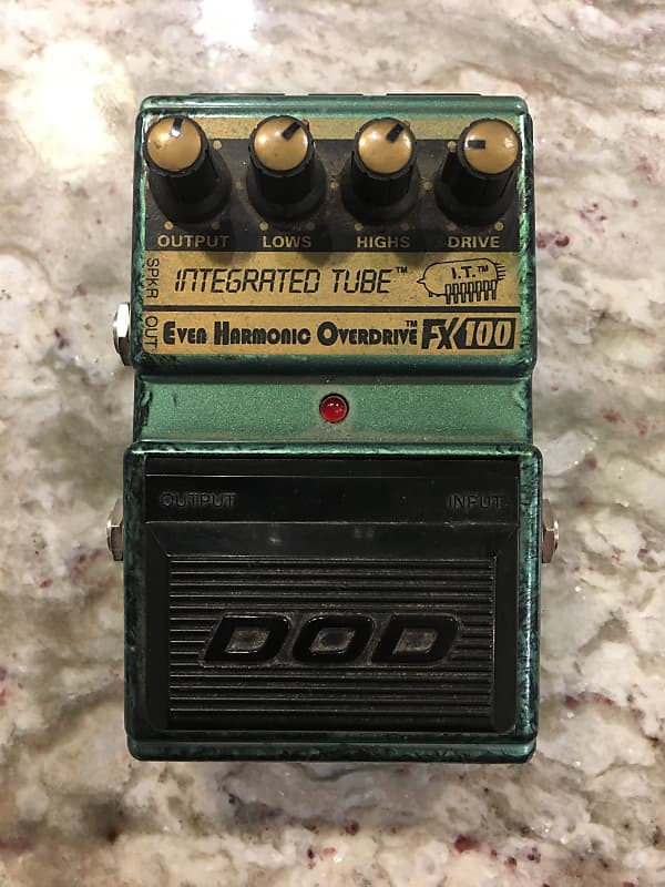 DOD FX100 Integrated Tube Even Harmonic Overdrive Rare Guitar Effect Pedal image 1