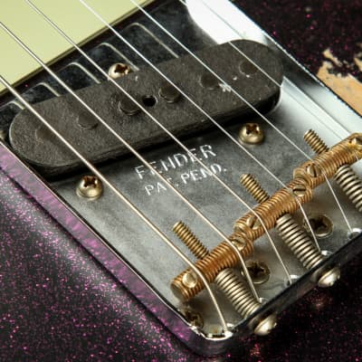 Fender Custom Shop 1960 Telecaster Custom Heavy Relic - Magenta Sparkle image 17