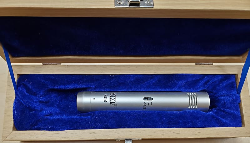 MXL 604 Small Diaphragm Condenser Microphone with case factory rare 1a