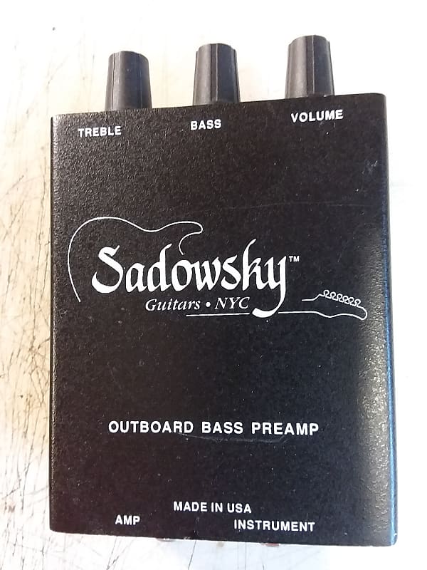 USA製 Sadowsky OUTBOARD BASS PREAMP-