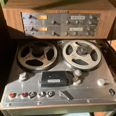 Vintage Ampex 300 Reel To Reel Tape Machine image 1