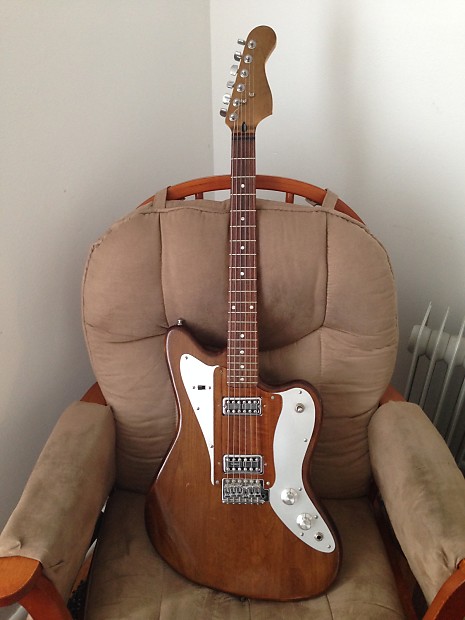 Custom built Gretsch Master guitar. Jazzmaster Jaguar TV Jones filltertron. With Hard case
