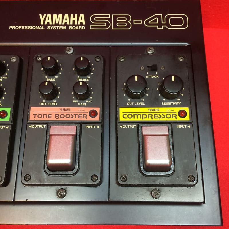 Sweet vintage Yamaha SB-40 Professional system board- pedal set with 4  Yamaha pedals- See video