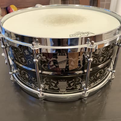 Ludwig LW6514ANV 100th Anniversary Black Magic 6.5x14" Engraved Brass Snare 2009