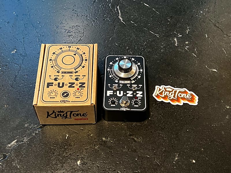 King Tone Mini Fuzz v2 Black - Both Si and Ge - New Version King Tone Mini Fuzz v2 Black - Both Si and Ge - New Version