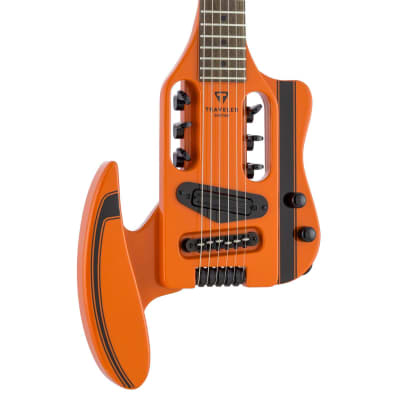 Traveler Guitar Speedster Standard Traveler Guitar Electric Travel Guitar (Hugger Orange) image 3