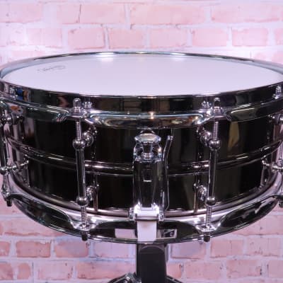 Ludwig Black Beauty Snare Drum w/Tube Lugs 5"x14" Black Chrome(Jacksonville, FL) image 3