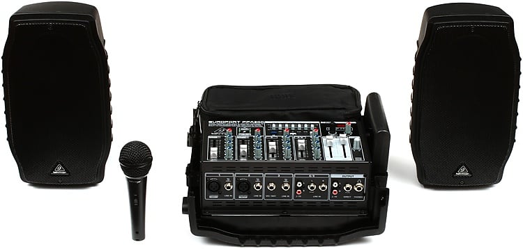 Behringer Europort PPA200 5-channel Portable PA System image 1