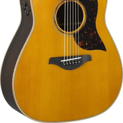 Yamaha A3R ARE Dreadnought Cutaway Acoustic Electric Guitar -  Vintage Natural image 1