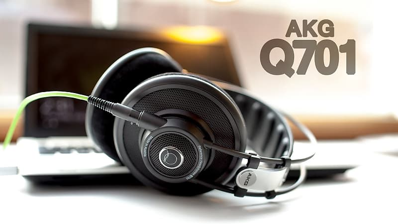 AKG Q701 Black Premium-Class Reference Headphones | Reverb