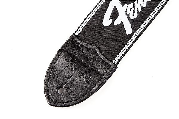 Fender Running Logo Strap, Black 2016 image 2