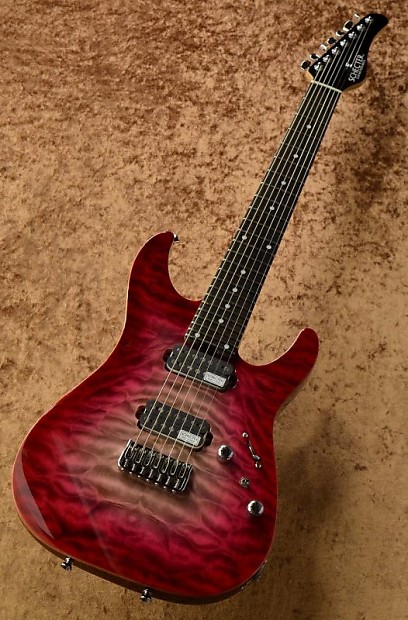 Schecter NV-7-24-MH-FXD/RDNT/E 【Red to Natural Burst】 | Reverb