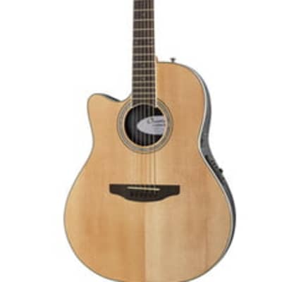 Ovation CS24L-4 Left Handed Celebrity Standard LH Mid Depth Acoustic Electric Guitar Natural image 2