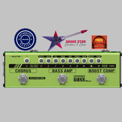 Reverb.com listing, price, conditions, and images for valeton-ves-2-dapper-bass-multi-effects-strip