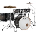 Pearl Decade Maple Satin Black Burst Kit 22/8/10/12/14/16/14 7pc Drum Shell Pack | Authorized Dealer