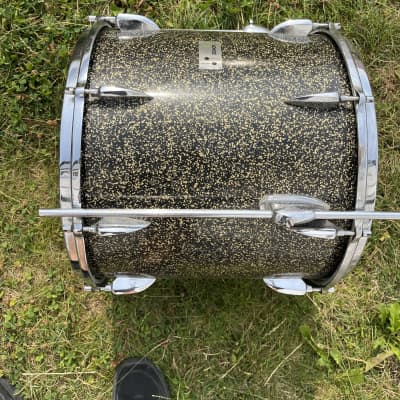 Sonor Teardrop 1960s - 16“ Floor Tom - Black & Gold Sparkle image 16