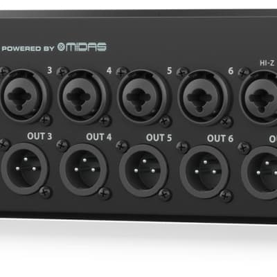 Behringer SD8, 8 Outputs Stage Box With 8 Remote-Controllable Midas Preamps image 1