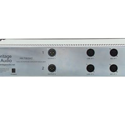 Heritage Audio HA73EQX2 Elite Series Dual Channel Microphone Preamp image 3