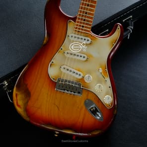 Fender Stratocaster American Sienna Sunburst Maple Made in USA Aged Relic image 1