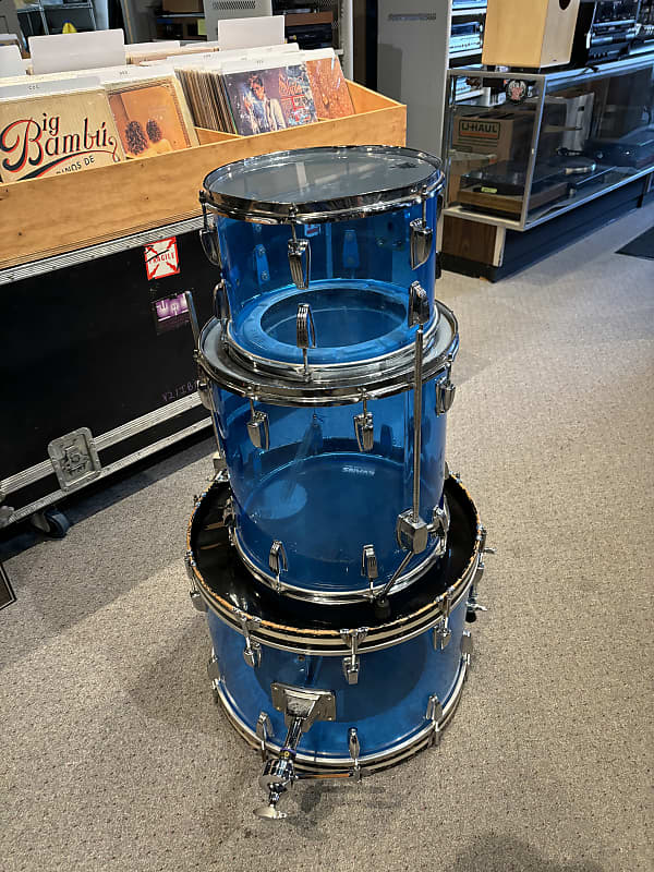 ludwig vistalite bass drum