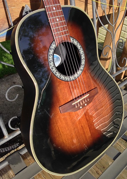 Ovation Celebrity CC11 acoustic guitar with padded gig bag