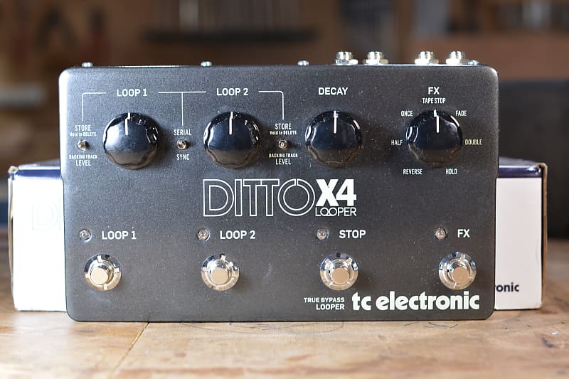 TC Electronic Ditto X4 Looper 2016 - Present - Black | Reverb