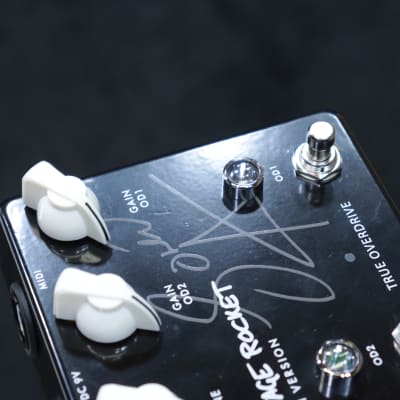 Lunastone Three Stage Rocket MIDI Version Fat and Punchy Overdrive Effect Pedal image 9