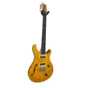 PRS SE Custom 22 Semi-Hollow Electric Guitar - Santana Yellow - Padded Gig Bag Included