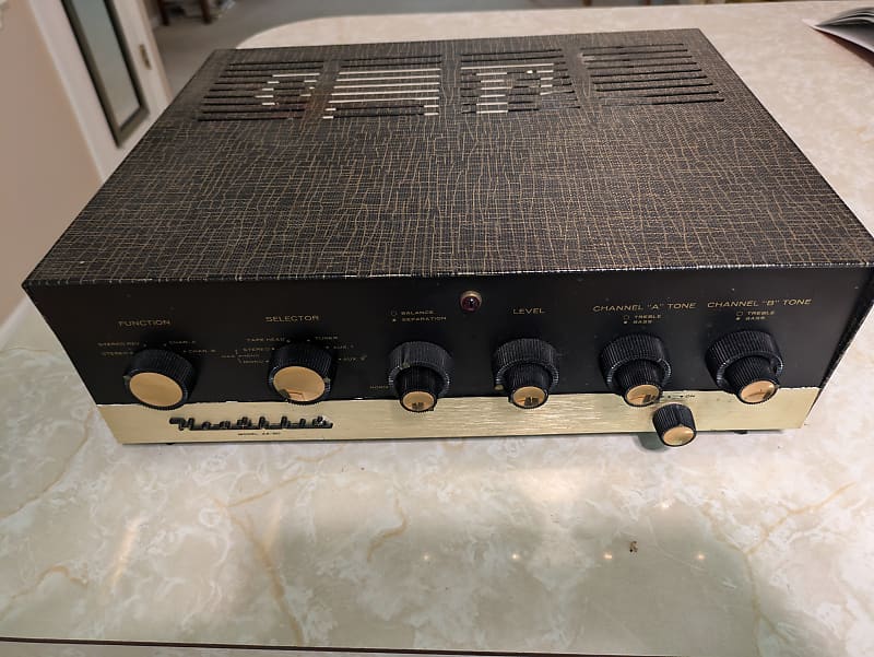 #2 Heathkit AA-50 1960-1962 - Black/Gold  			