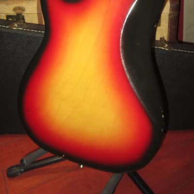 ~1975 Ibanez Precision Bass Sunburst w Hard Case image 6