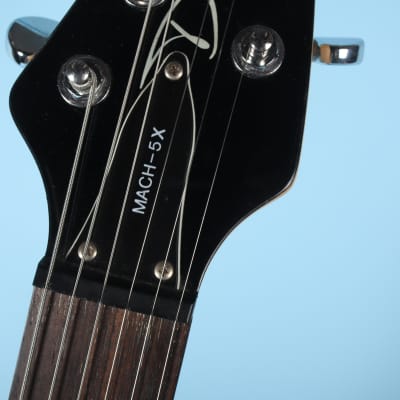 Dean Mach-5X Gloss Black Electric Guitar image 4