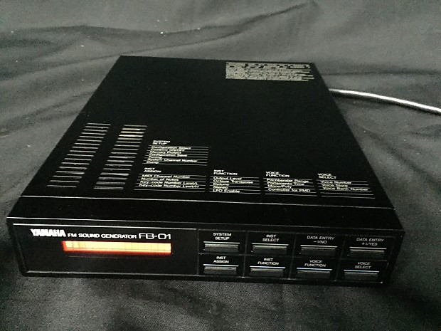 Yamaha FB-01 FM Sound Generator 1980's Black | Reverb
