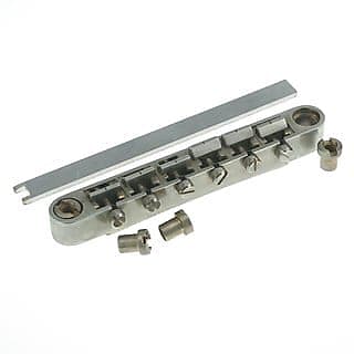 Faber ABRl ABR style Bridge - fits all model guitars - aged nickel image 1