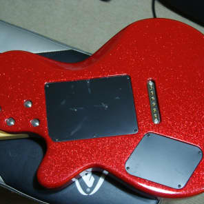 Godin USA Triumph 3-pickup Red Sparkle American made w/Fender bag image 6