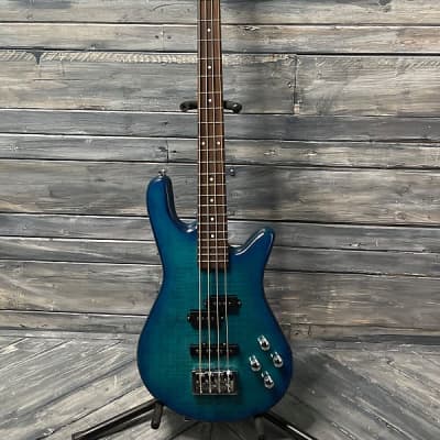 Spector Legend 4 Standard 4 String Electric Bass Bass- Blue Stain image 3