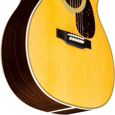 Martin OM-28 Acoustic Guitar - Natural with Rosewood image 2