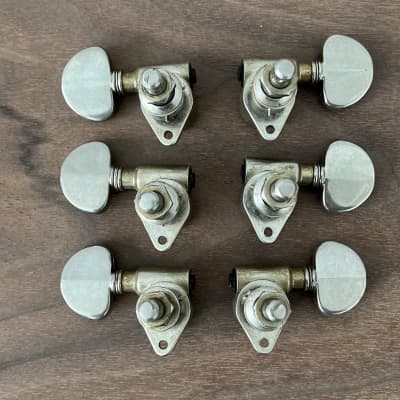 Grover Vintage Rotomatic Tuner Set 'Milk Bottle' - Nickel image 4