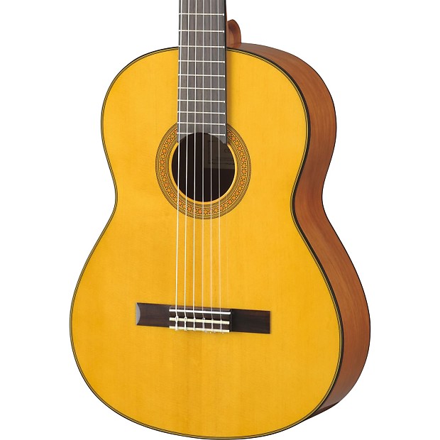 Yamaha CG142SH Solid Spruce Top Classical Guitar Natural image 1