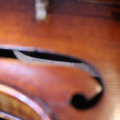 Early 1900's Antonius Stradivarius Copy Made in Germany 4/4 Violin image 8