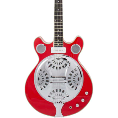 Eastwood Guitars Delta 6 LTD - Glen Campbell Red - Electric Resonator Guitar - Vintage Mosrite Californian Tribute - NEW! for sale
