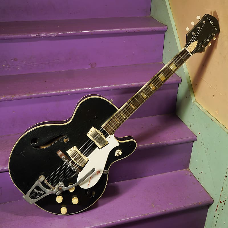 1960s Silvertone 1446 (Harmony) Chris Isaak Hollowbody | Reverb