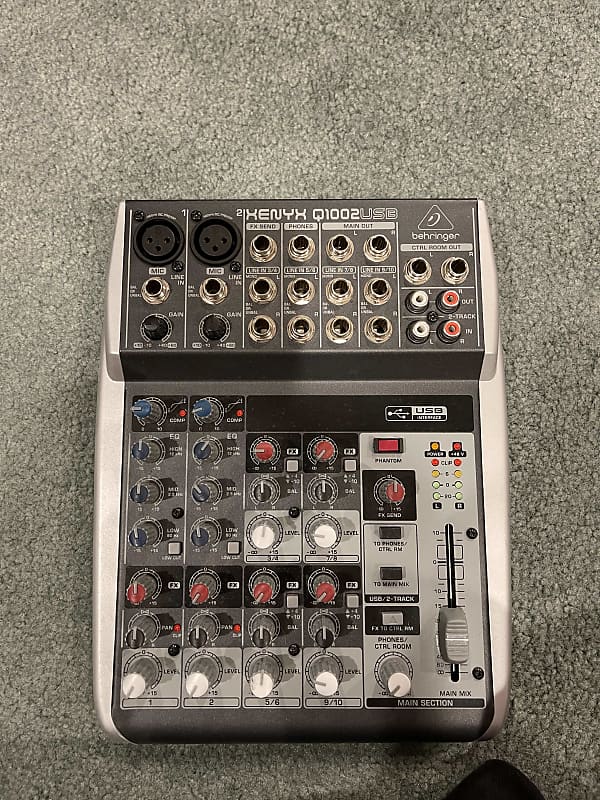 Behringer Xenyx Q1002USB 10-Input Mixer with USB Interface