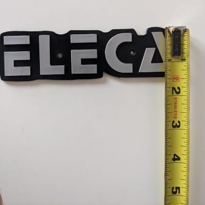 Eleca Bass/Guitar Amp Badge Replacement - Plastic image 2