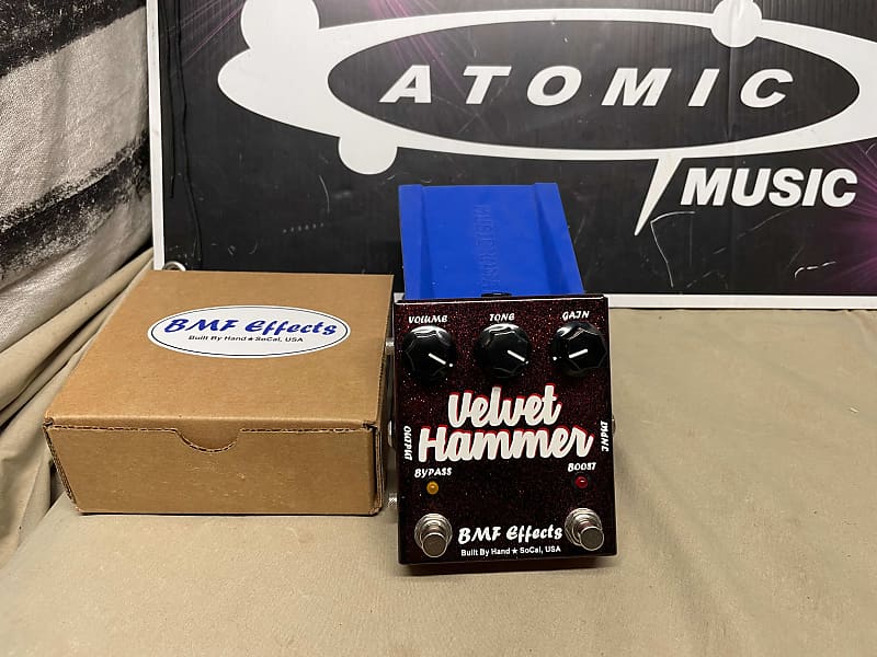 BMF Effects Velvet Hammer Overdrive Pedal With Box | Reverb