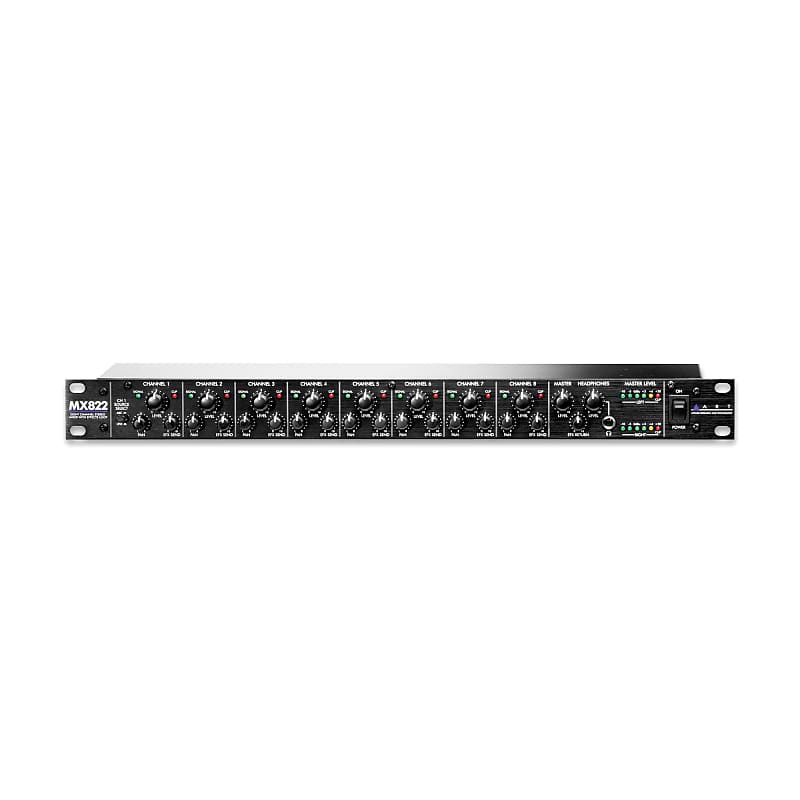 ART MX822 8chステレオミキサー ART MX822：エフェク・トループ付き8CHステレオ・ミキサー