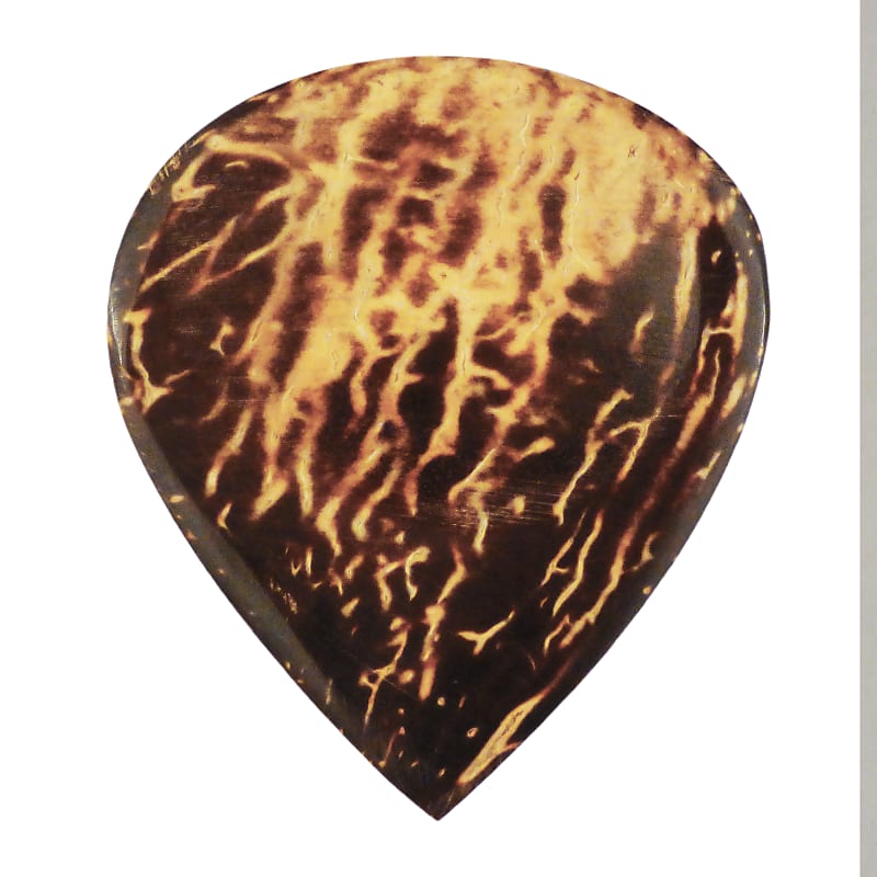 Coconut Palm Shell Guitar Pick - Handmade Acoustic Specialty Wood Exotic Plectrum - 6 Pack New image 1